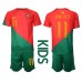 Billige Portugal Joao Felix #11 Hjemmetrøye Barn VM 2022 Kortermet (+ korte bukser)